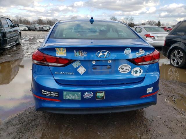 5NPD84LF9HH121688 - 2017 HYUNDAI ELANTRA SE BLUE photo 6