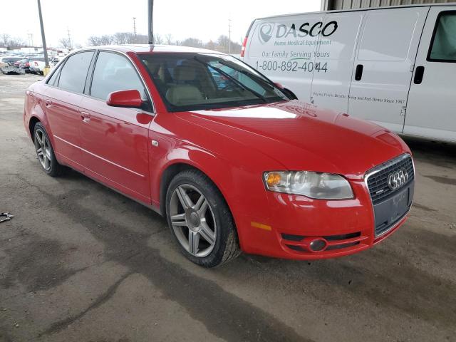 WAUDF78E77A061792 - 2007 AUDI A4 2.0T QUATTRO RED photo 4