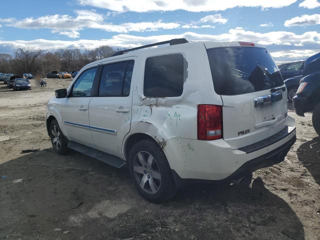 5FNYF4H94CB071297 - 2012 HONDA PILOT TOURING WHITE photo 2