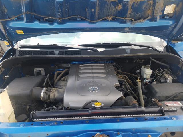 5TFUM5F17AX007703 - 2010 TOYOTA TUNDRA DOUBLE CAB SR5  photo 7