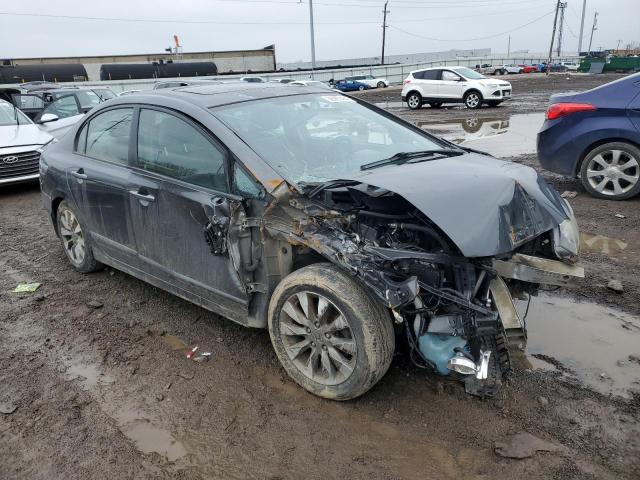 2HGFA1F93AH528746 - 2010 HONDA CIVIC EXL შავი ფოტო 4