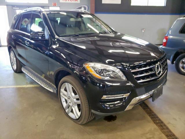 4JGDA5HBXEA357958 - 2014 MERCEDES-BENZ ML 350 4MATIC BLACK photo 1