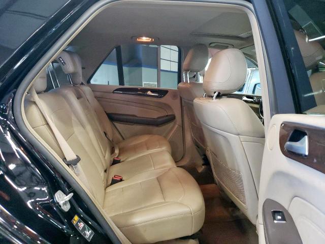 4JGDA5HBXEA357958 - 2014 MERCEDES-BENZ ML 350 4MATIC BLACK photo 6