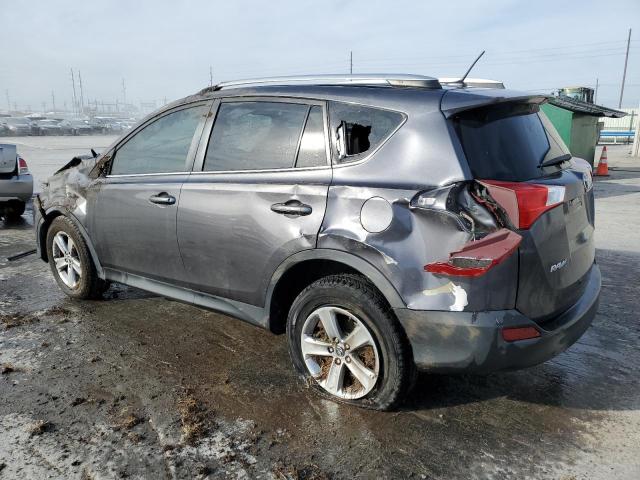 2T3WFREVXFW191576 - 2015 TOYOTA RAV4 XLE GRAY photo 2