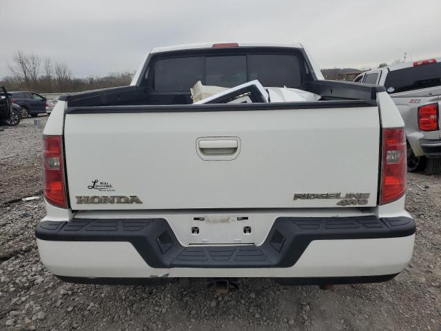 5FPYK16529B101679 - 2009 HONDA RIDGELINE RTL WHITE photo 6