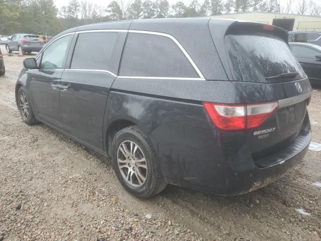 5FNRL5H46BB045984 - 2011 HONDA ODYSSEY EX BLACK photo 2