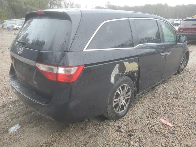 5FNRL5H46BB045984 - 2011 HONDA ODYSSEY EX BLACK photo 3