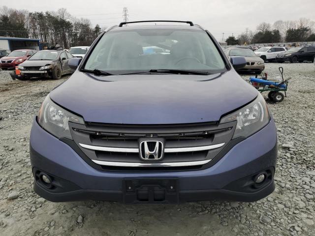 5J6RM3H78DL008344 - 2013 HONDA CR-V EXL BLUE photo 5