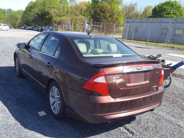 3FAHP0JG5CR154188 - 2012 FORD FUSION SEL  photo 3