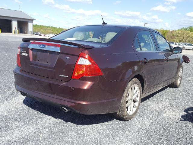 3FAHP0JG5CR154188 - 2012 FORD FUSION SEL  photo 4