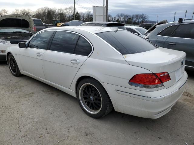 WBAHN83576DT28654 - 2006 BMW 750 LI WHITE photo 2