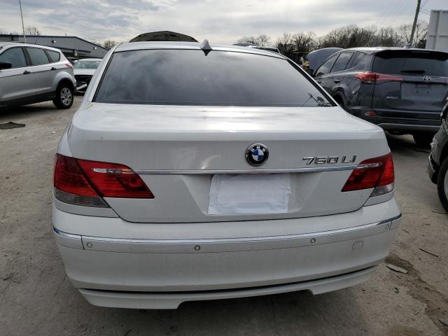 WBAHN83576DT28654 - 2006 BMW 750 LI WHITE photo 6