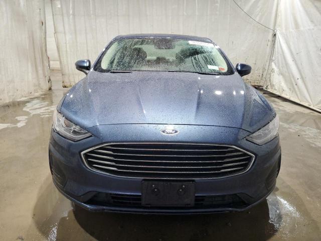 3FA6P0LU7KR207384 - 2019 FORD FUSION SE BLUE photo 5