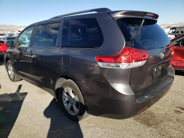 5TDKA3DC2CS011529 - 2012 TOYOTA SIENNA BASE GRAY photo 2