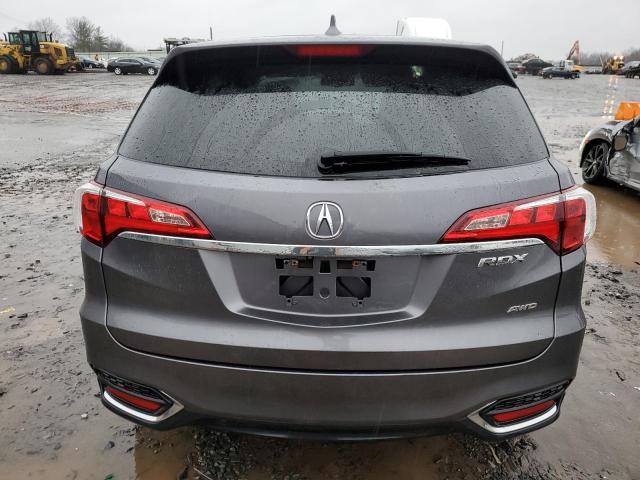 5J8TB4H32JL001679 - 2018 ACURA RDX GRAY photo 6