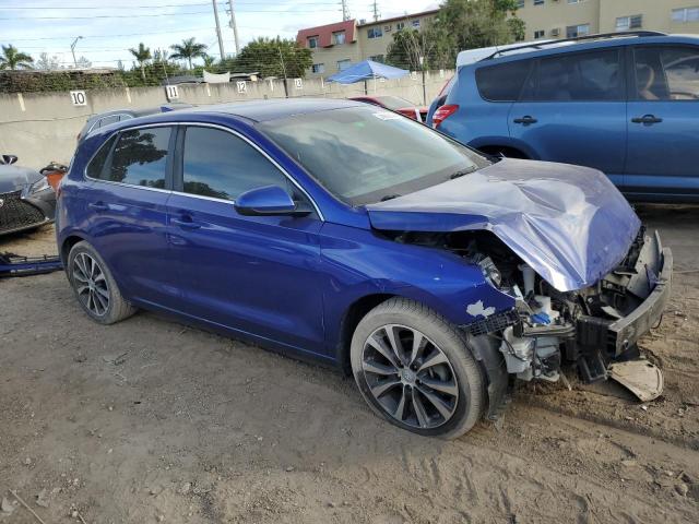 KMHH35LE8KU117153 - 2019 HYUNDAI ELANTRA GT BLUE photo 4