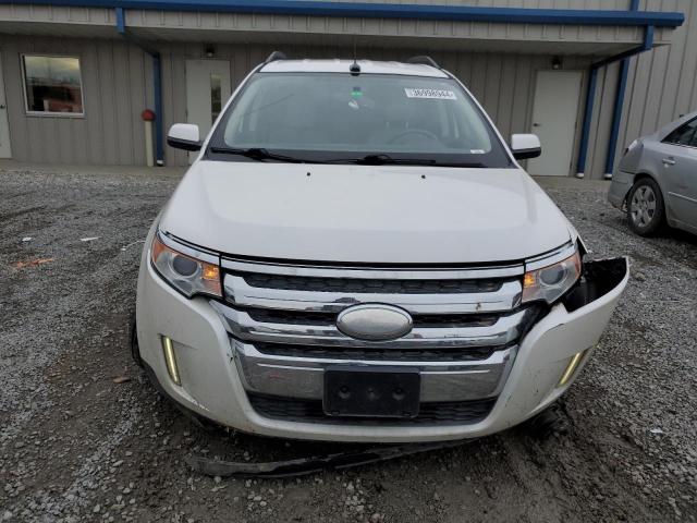 2FMDK3JCXDBB50641 - 2013 FORD EDGE SEL WHITE photo 5