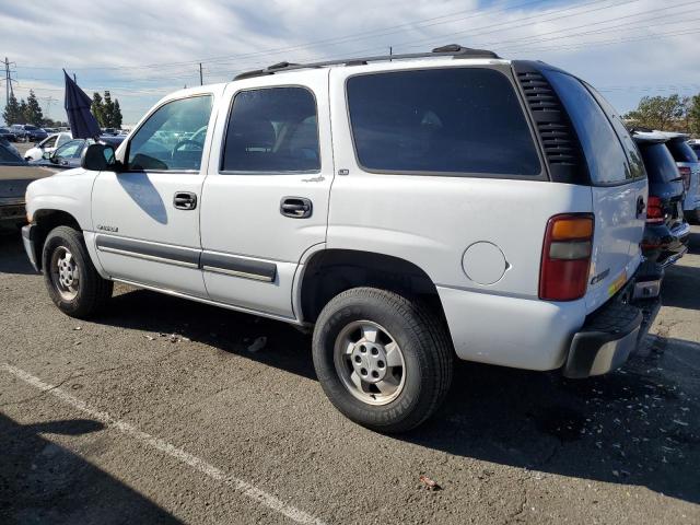 1GNEC13T71J248984 - 2001 CHEVROLET TAHOE C1500 WHITE photo 2