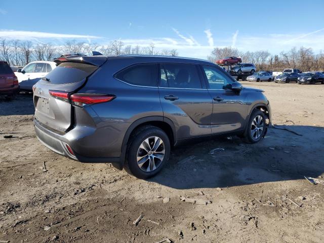 5TDHZRBH3MS532734 - 2021 TOYOTA HIGHLANDER XLE BLACK photo 3