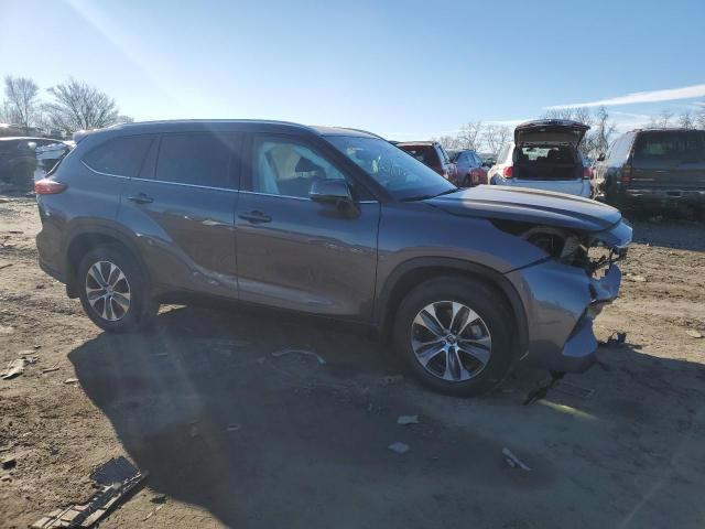 5TDHZRBH3MS532734 - 2021 TOYOTA HIGHLANDER XLE BLACK photo 4