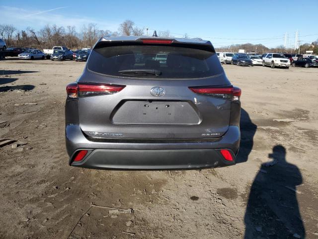 5TDHZRBH3MS532734 - 2021 TOYOTA HIGHLANDER XLE BLACK photo 6