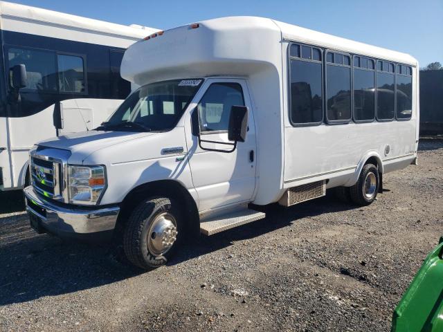 1FDFE4FL8DDB27299 - 2013 FORD ECONOLINE E450 SUPER DUTY CUTAWAY VAN WHITE photo 1