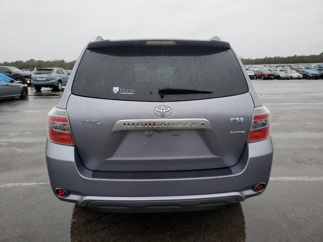 JTEEW44A682020053 - 2008 TOYOTA HIGHLANDER HYBRID LIMITED SILVER photo 6