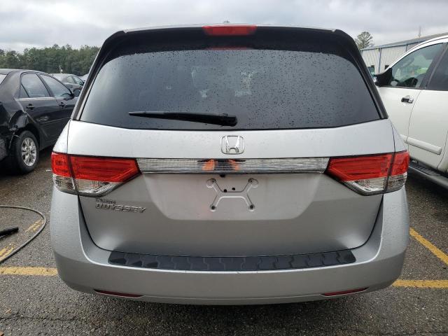 5FNRL5H60FB045289 - 2015 HONDA ODYSSEY EXL SILVER photo 6