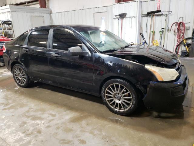 1FAHP35N89W194376 - 2009 FORD FOCUS SE BLACK photo 4