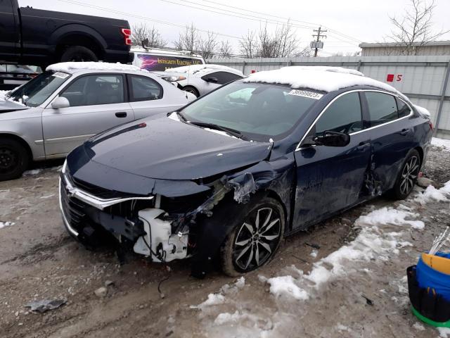 1G1ZG5ST0LF059390 - 2020 CHEVROLET MALIBU RS BLUE photo 1