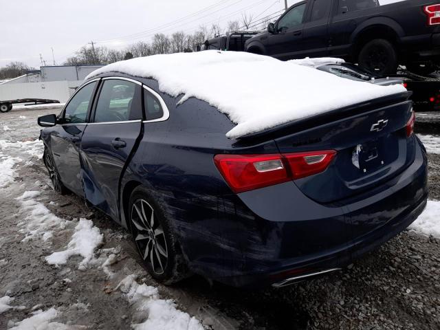 1G1ZG5ST0LF059390 - 2020 CHEVROLET MALIBU RS BLUE photo 2