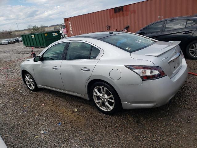 1N4AA5AP4CC821136 - 2012 NISSAN MAXIMA S SILVER photo 2