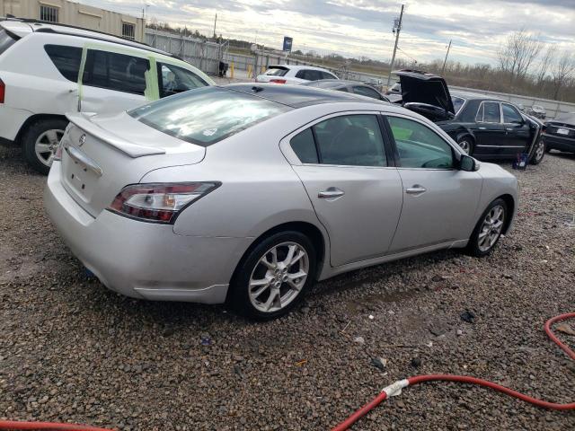 1N4AA5AP4CC821136 - 2012 NISSAN MAXIMA S SILVER photo 3