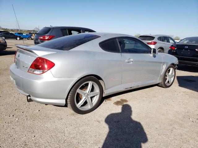 KMHHN65F86U199462 - 2006 HYUNDAI TIBURON GT SILVER photo 3