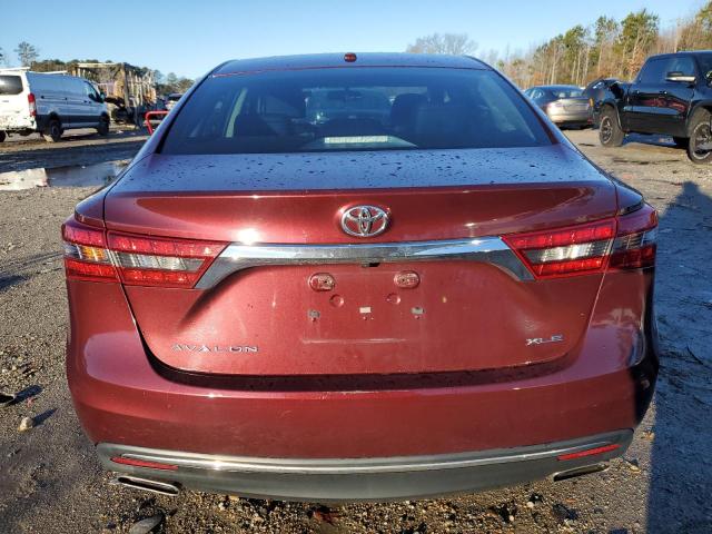 4T1BK1EB5GU236130 - 2016 TOYOTA AVALON XLE BURGUNDY photo 6