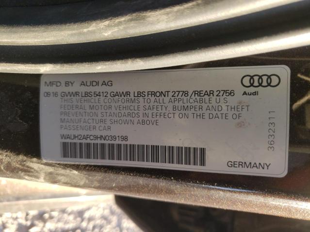 WAUH2AFC9HN039198 - 2017 AUDI A6 PRESTIGE Yaşıl foto 13