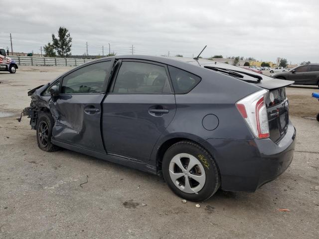 JTDKN3DU5E0369596 - 2014 TOYOTA PRIUS GRAY photo 2