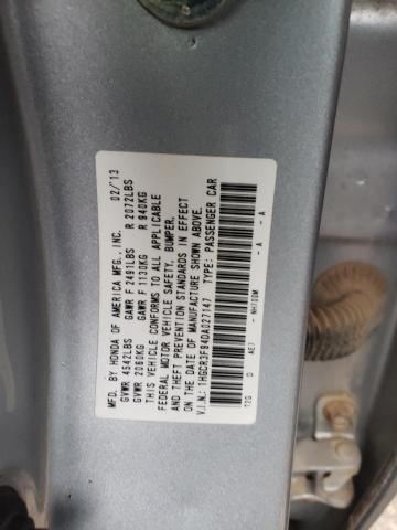 1HGCR3F94DA027147 - 2013 HONDA ACCORD TOURING SILVER photo 12