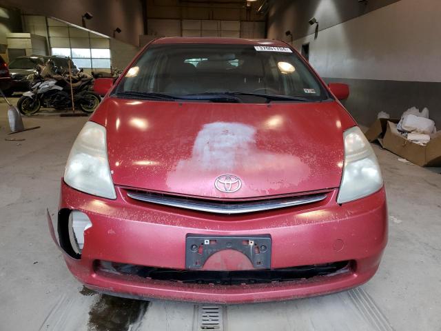 JTDKB20U277690806 - 2007 TOYOTA PRIUS RED photo 5