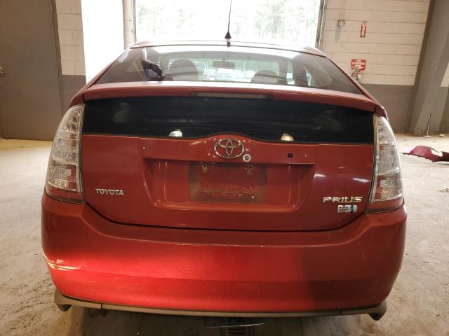 JTDKB20U277690806 - 2007 TOYOTA PRIUS RED photo 6