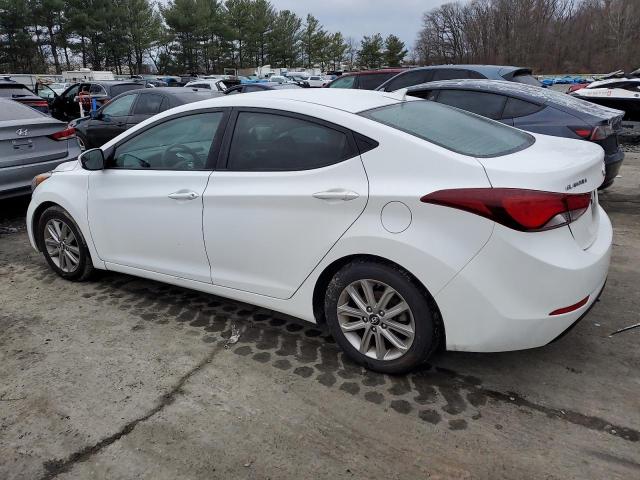 5NPDH4AE9EH459095 - 2014 HYUNDAI ELANTRA SE WHITE photo 2