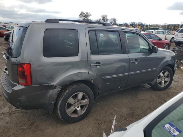 5FNYF3H54AB005417 - 2010 HONDA PILOT EXL GRAY photo 3