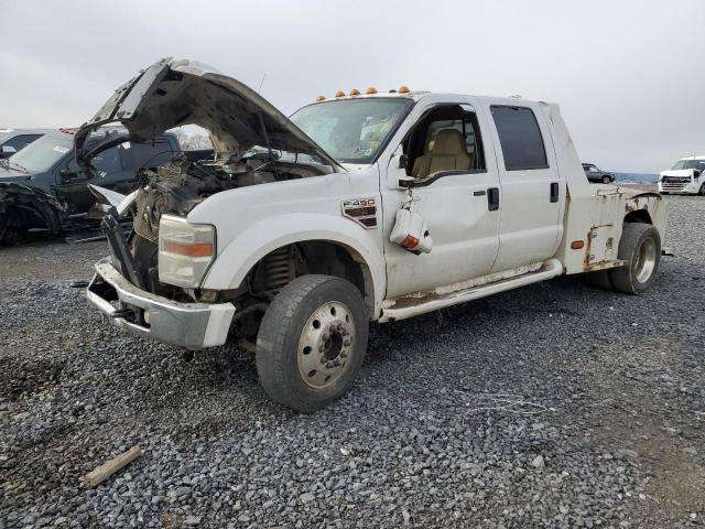 1FDXW47R98ED98618 - 2008 FORD F450 SUPER DUTY WHITE photo 1