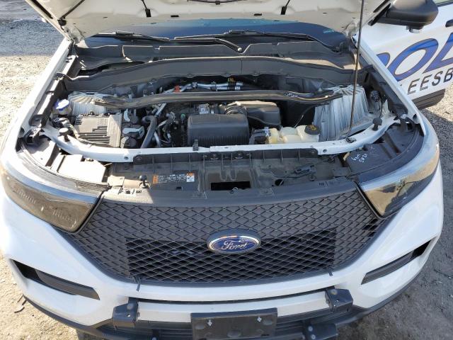 1FM5K8AB4LGB42891 - 2020 FORD EXPLORER POLICE INTERCEPTOR WHITE photo 11