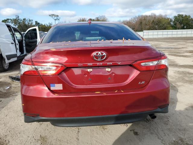 4T1B11HK8KU712801 - 2019 TOYOTA CAMRY L RED photo 6