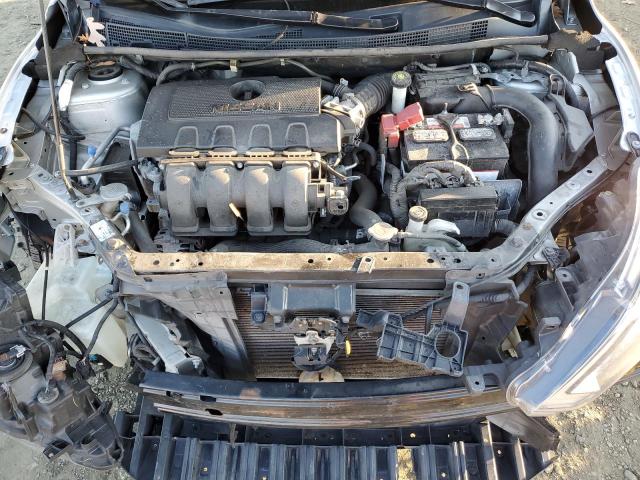 3N1AB7AP6HY236336 - 2017 NISSAN SENTRA S SILVER photo 11