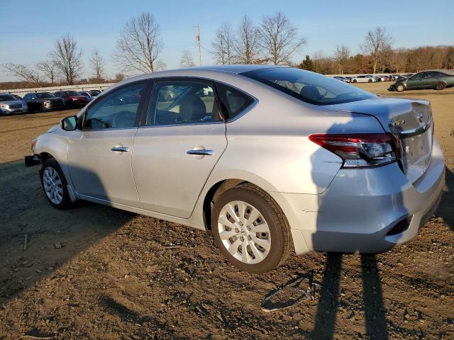 3N1AB7AP6HY236336 - 2017 NISSAN SENTRA S SILVER photo 2