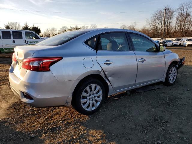 3N1AB7AP6HY236336 - 2017 NISSAN SENTRA S SILVER photo 3