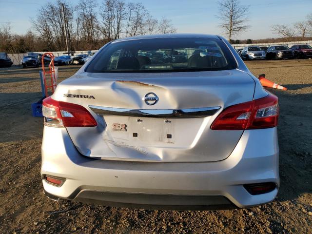 3N1AB7AP6HY236336 - 2017 NISSAN SENTRA S SILVER photo 6