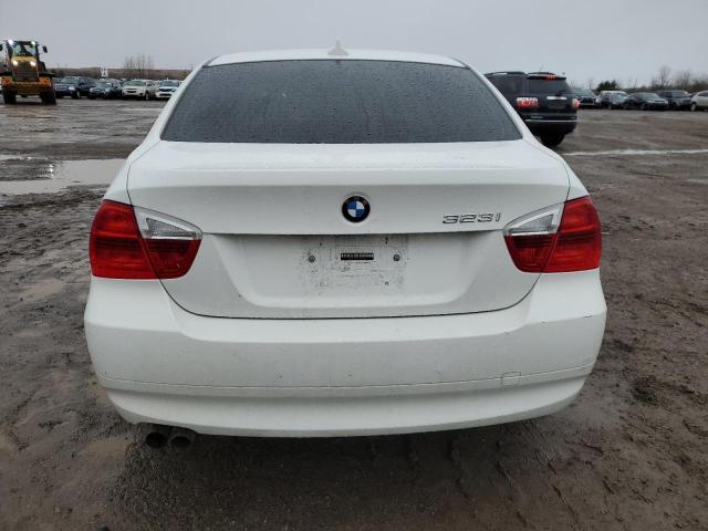 WBAVH13567KC97673 - 2007 BMW 323 I WHITE photo 6